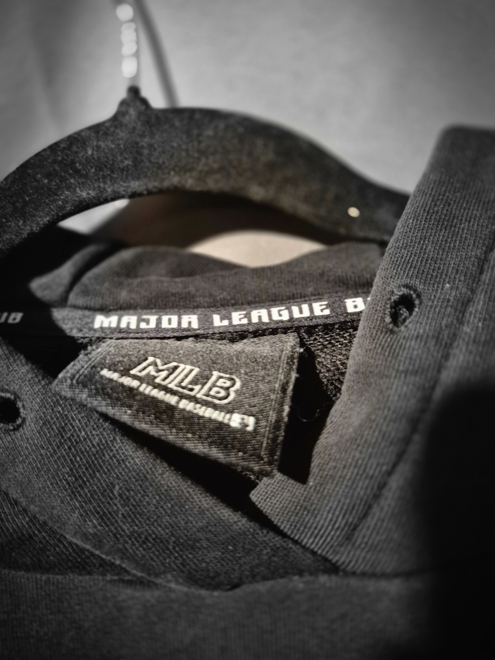 MLB Black Polo with Embroidered Logo